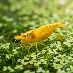 golden line yellow shrimp