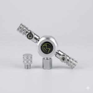 mufan 2 way co2 manifold/splitter