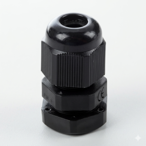 pg7 black plastic waterproof cable gland connector